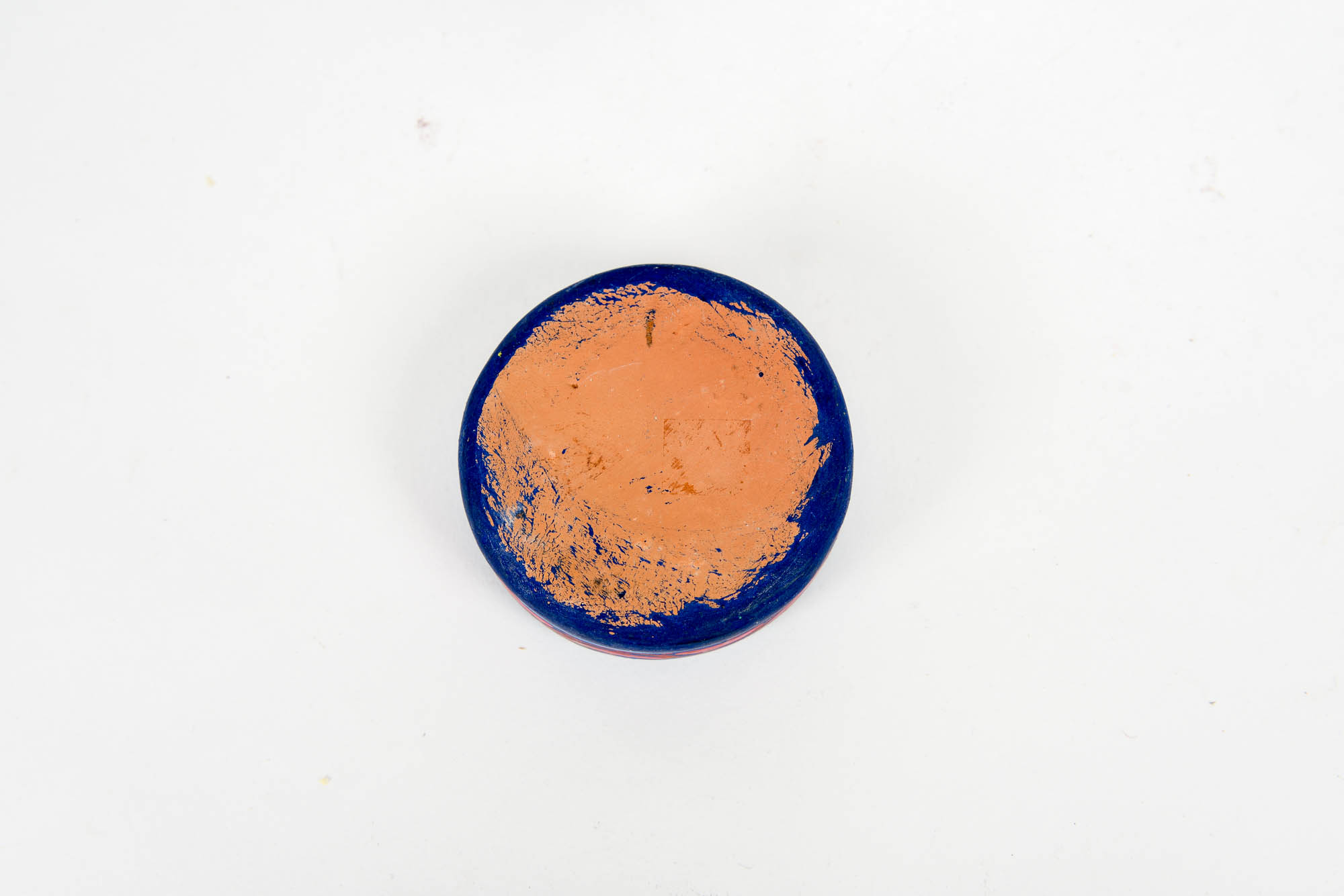 Hand Painted Mexican Vase and Trinket Box