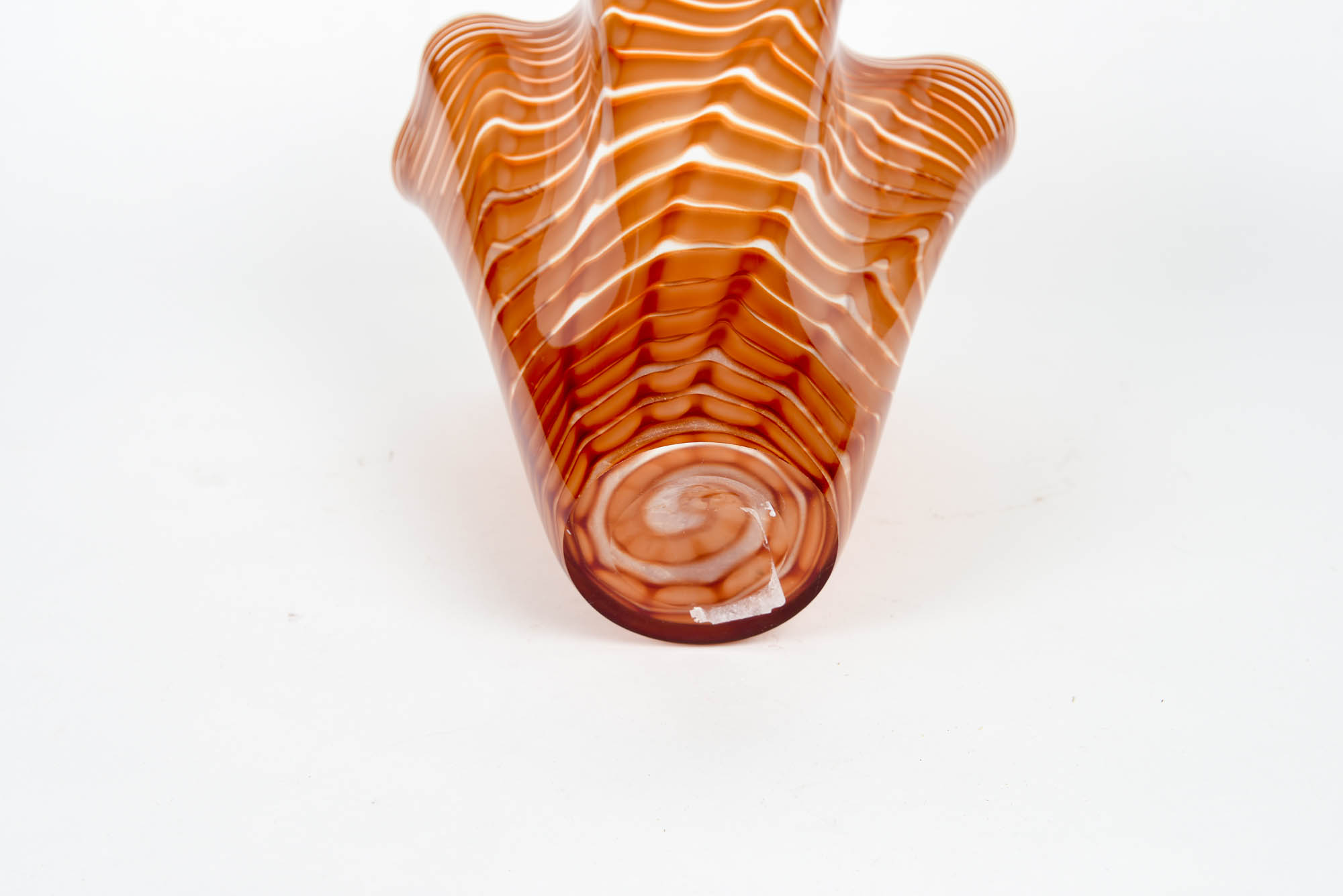 Large Murano Style Glass Vase
