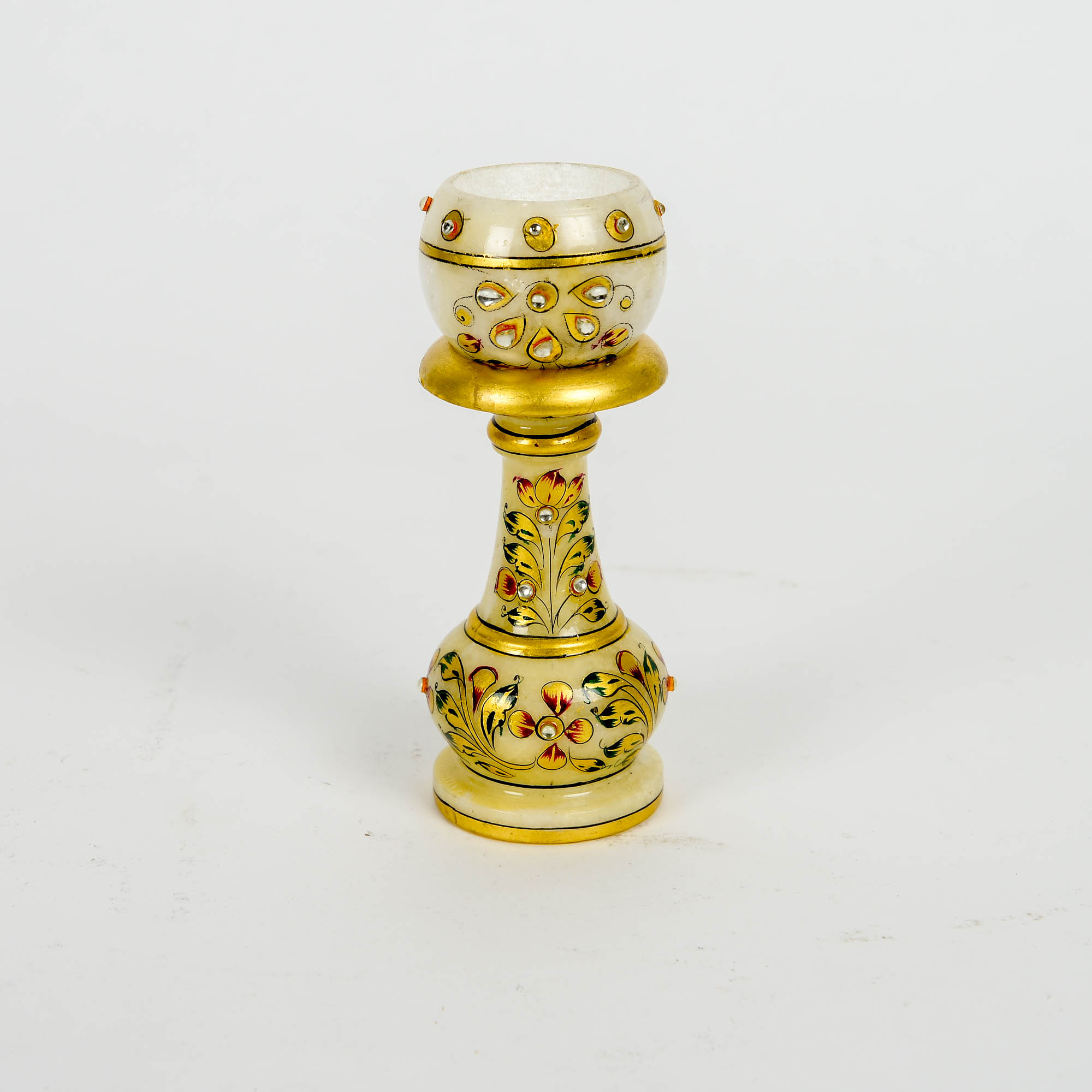 Marble Indian Inspired Candle Holder