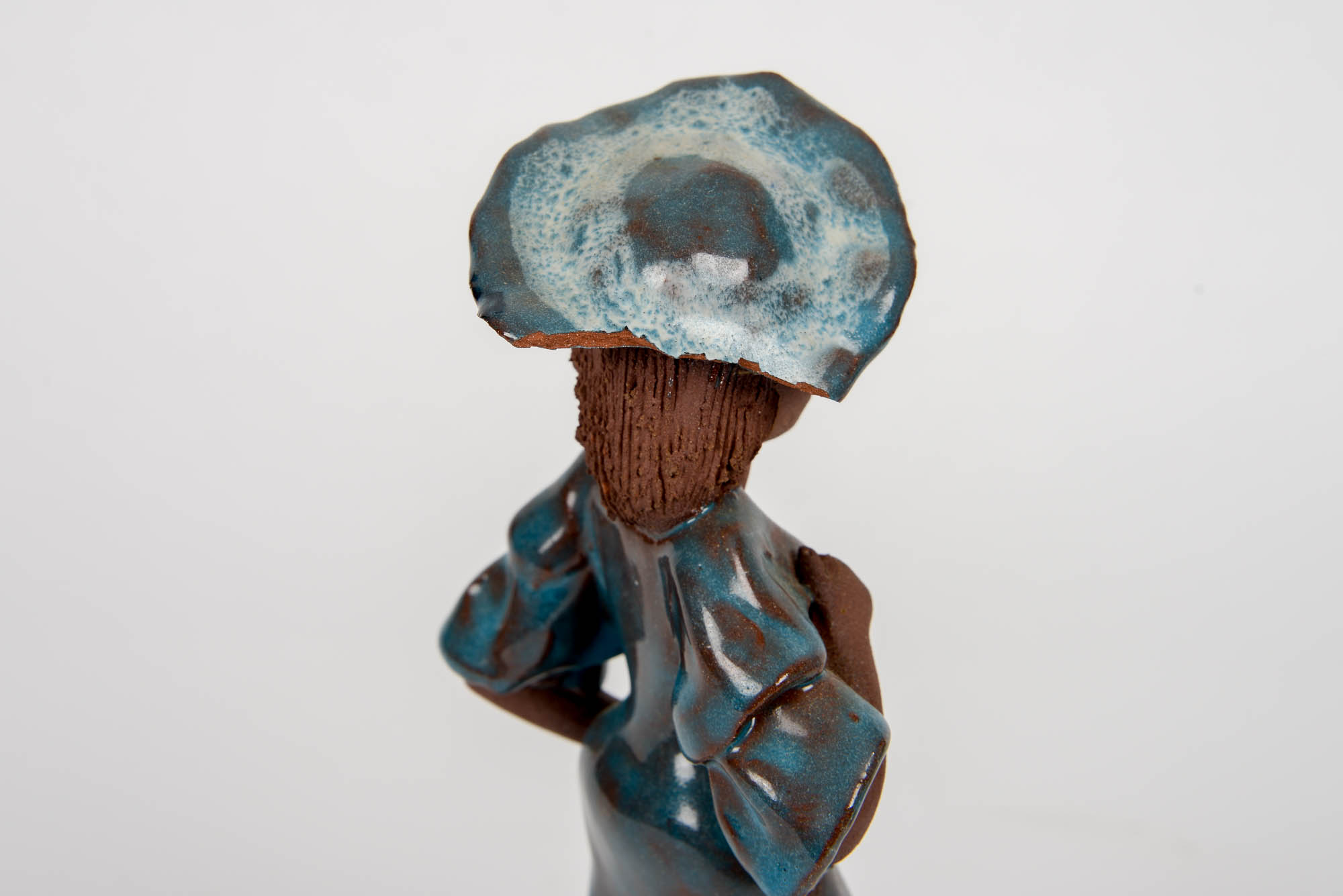 Leather Native Mask and Jamaican Figurine