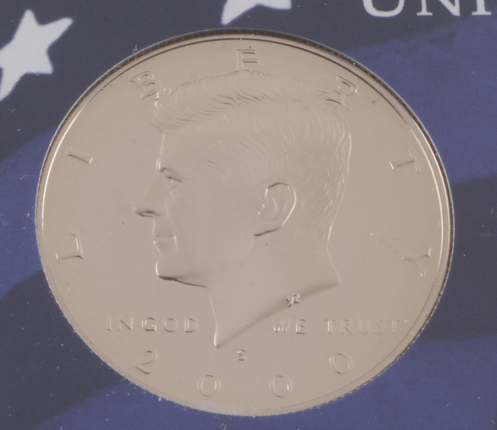 2000 U.S. Mint Proof Set and Three 2002 Statehood Quarters Proof Sets