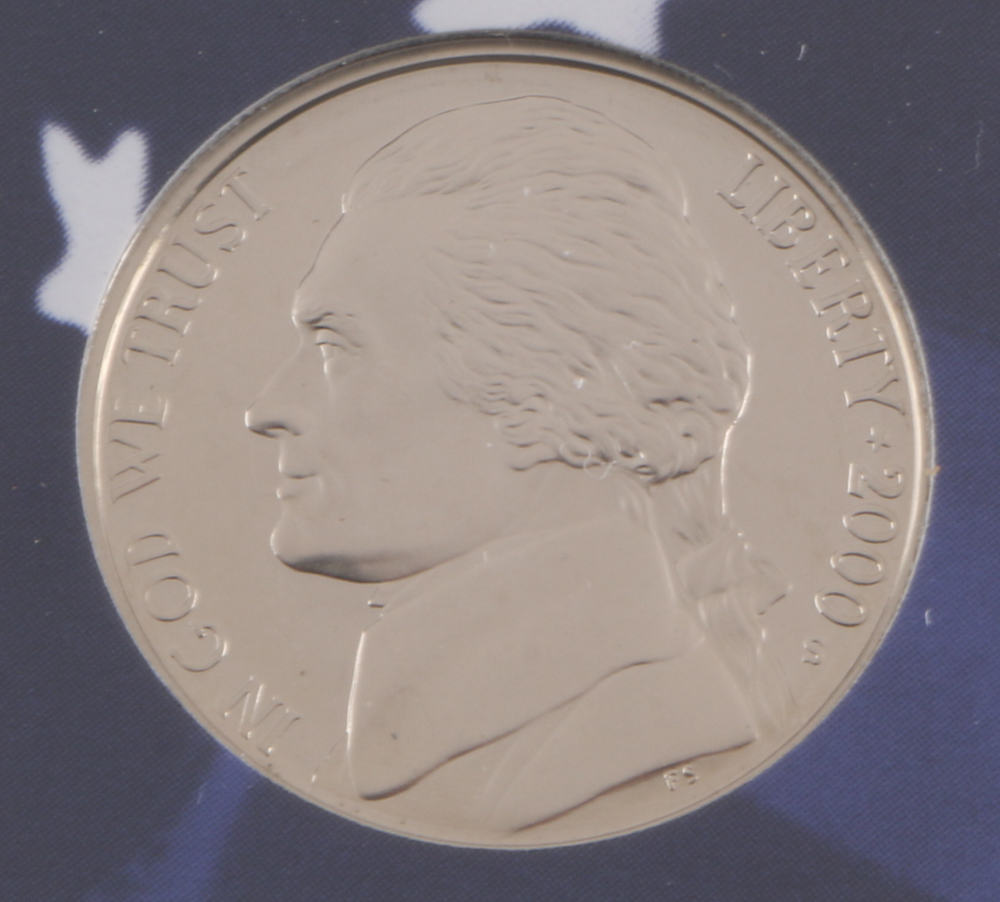 2000 U.S. Mint Proof Set and Three 2002 Statehood Quarters Proof Sets