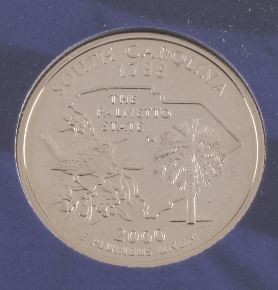 2000 U.S. Mint Proof Set and Three 2002 Statehood Quarters Proof Sets