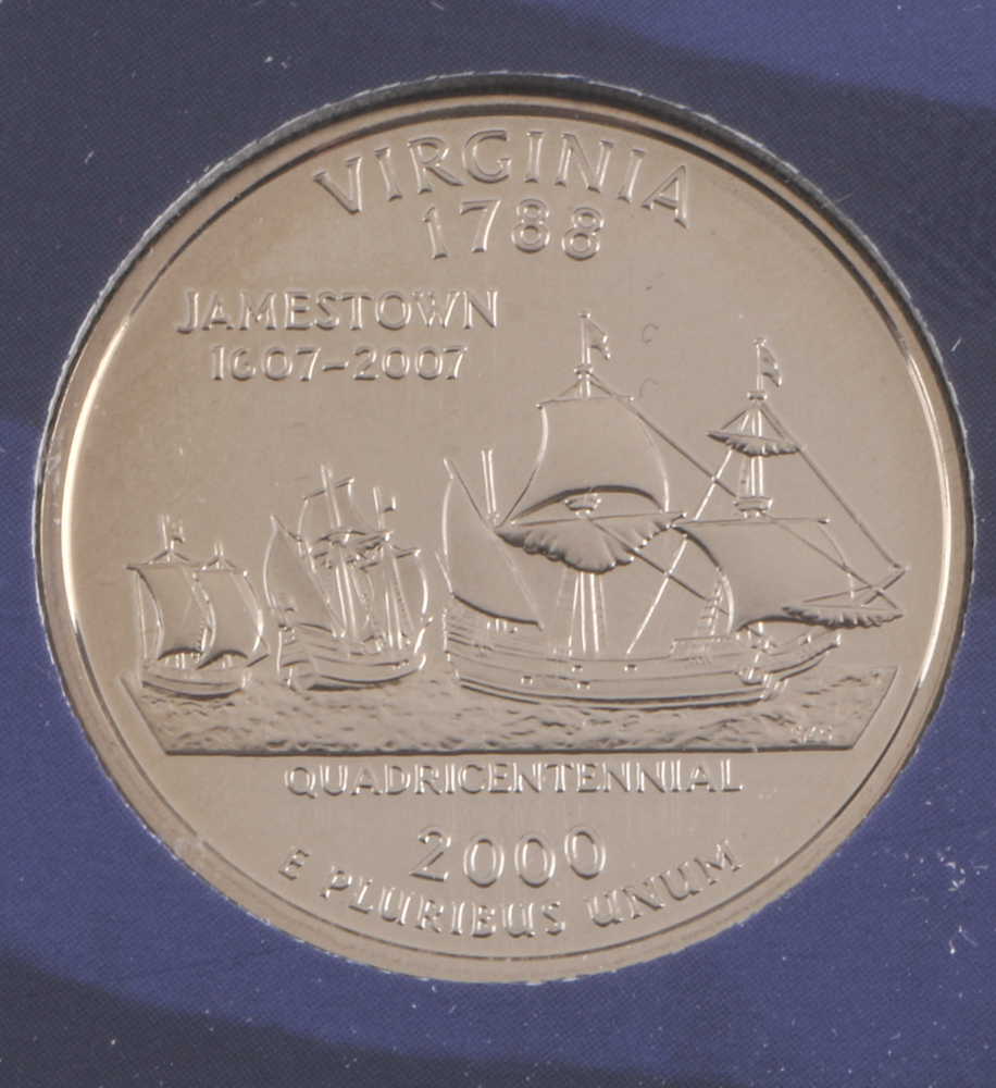 2000 U.S. Mint Proof Set and Three 2002 Statehood Quarters Proof Sets