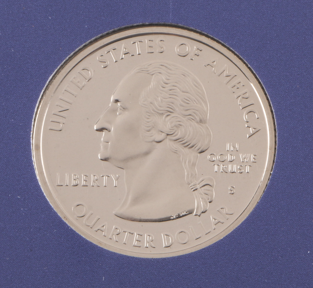 2000 U.S. Mint Proof Set and Three 2002 Statehood Quarters Proof Sets