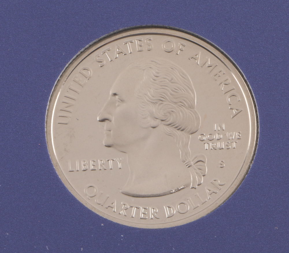 2000 U.S. Mint Proof Set and Three 2002 Statehood Quarters Proof Sets