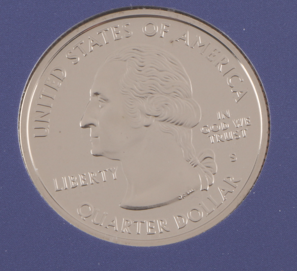 2000 U.S. Mint Proof Set and Three 2002 Statehood Quarters Proof Sets