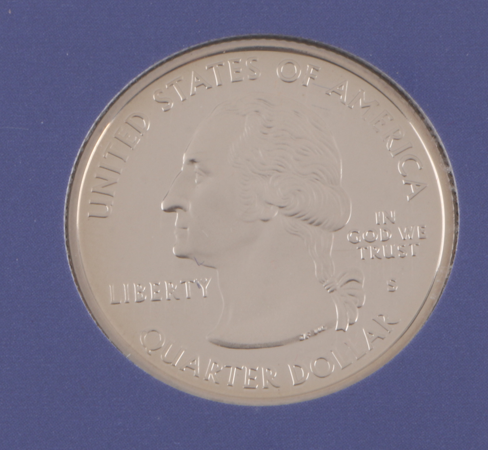 2000 U.S. Mint Proof Set and Three 2002 Statehood Quarters Proof Sets