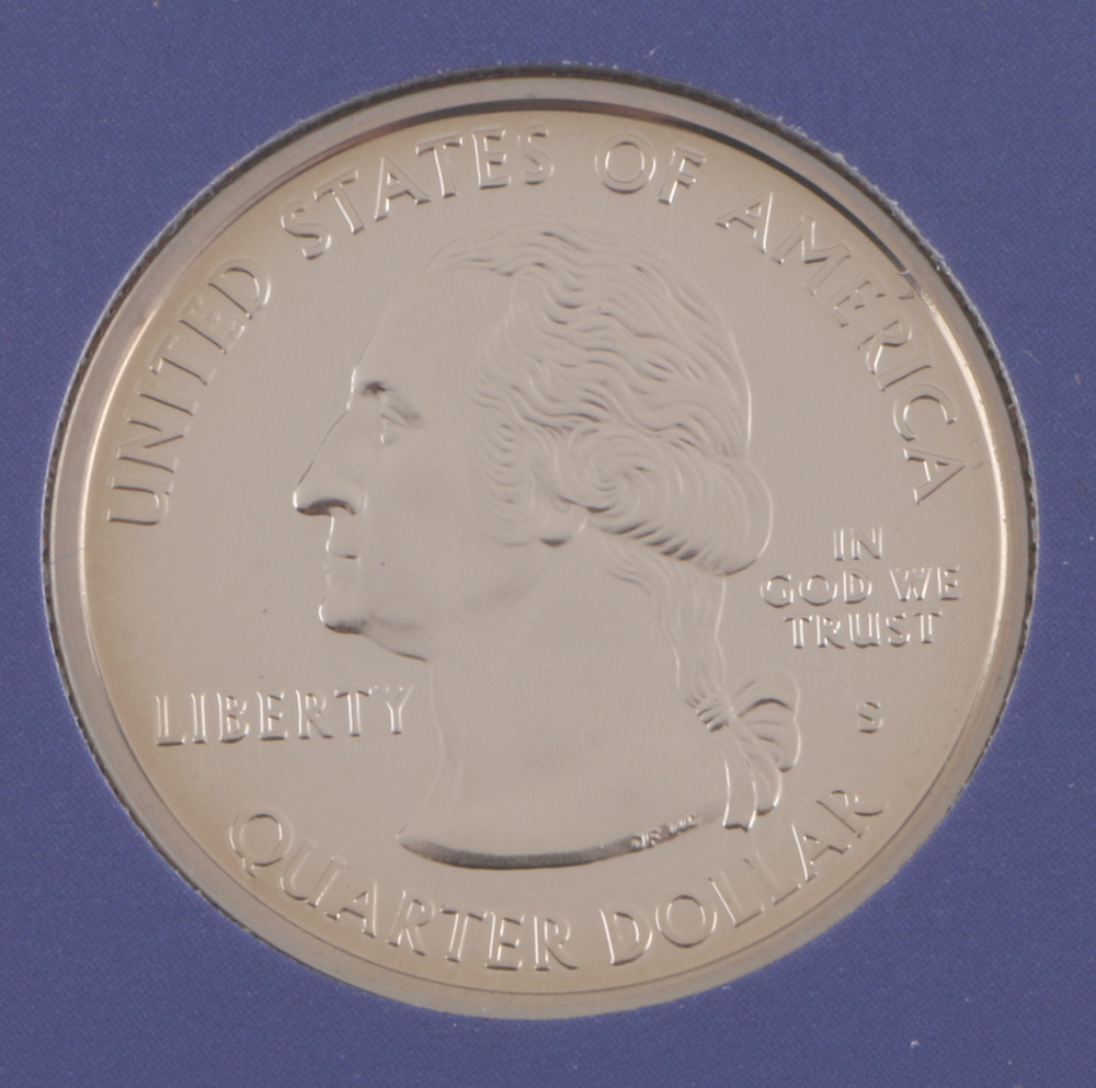 2000 U.S. Mint Proof Set and Three 2002 Statehood Quarters Proof Sets