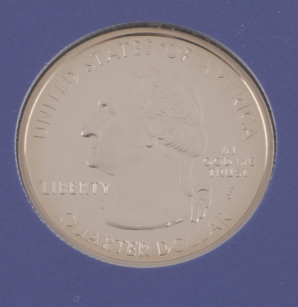 2000 U.S. Mint Proof Set and Three 2002 Statehood Quarters Proof Sets