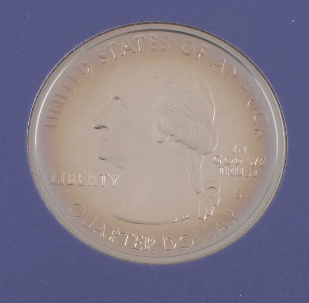 2000 U.S. Mint Proof Set and Three 2002 Statehood Quarters Proof Sets