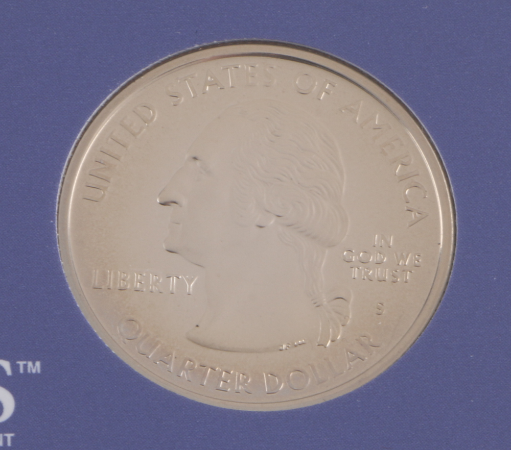 2000 U.S. Mint Proof Set and Three 2002 Statehood Quarters Proof Sets