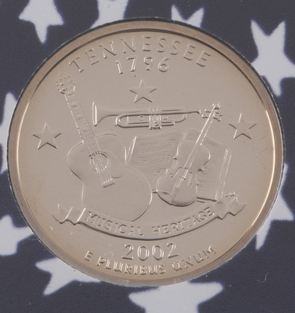 2000 U.S. Mint Proof Set and Three 2002 Statehood Quarters Proof Sets