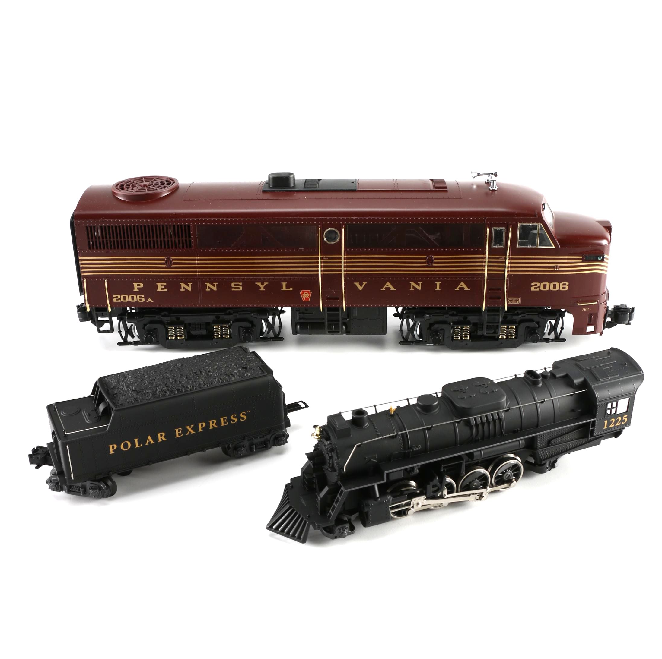 Polar Express and Pennsylvania Model Trains