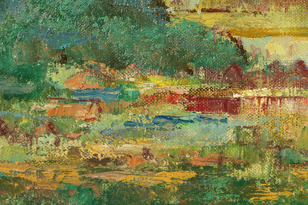 Original Painting by Arthur Helwig Titled "Bend in the Ohio"