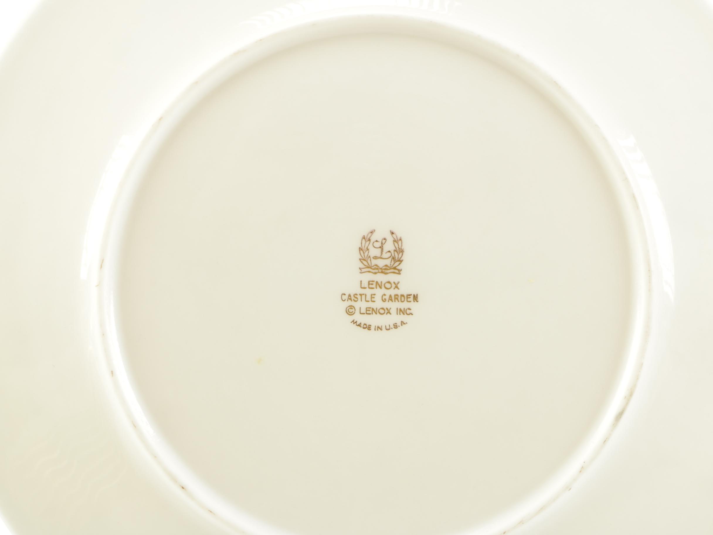 Lenox "Castle Garden" Porcelain Tableware Set