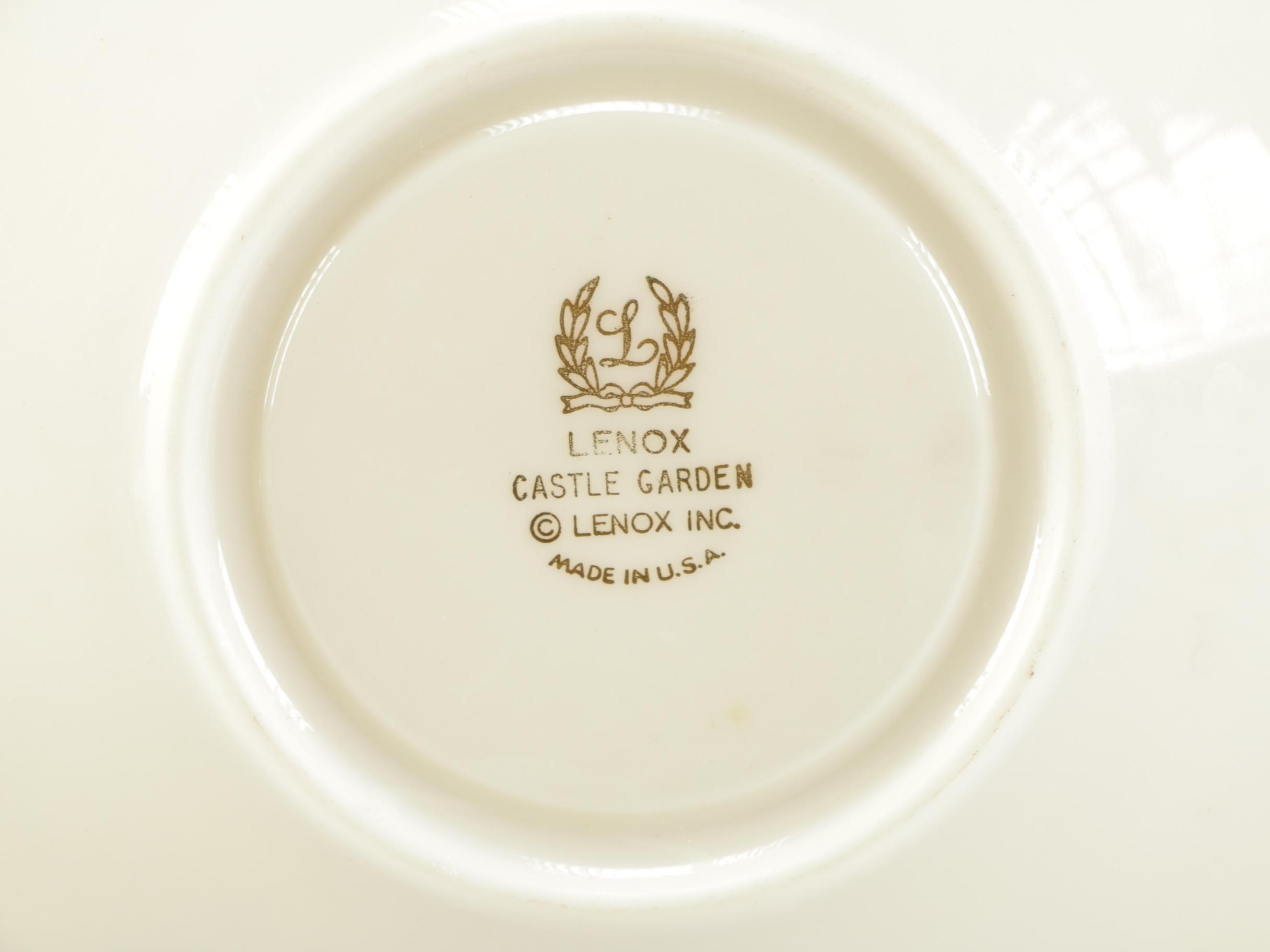 Lenox "Castle Garden" Porcelain Tableware Set