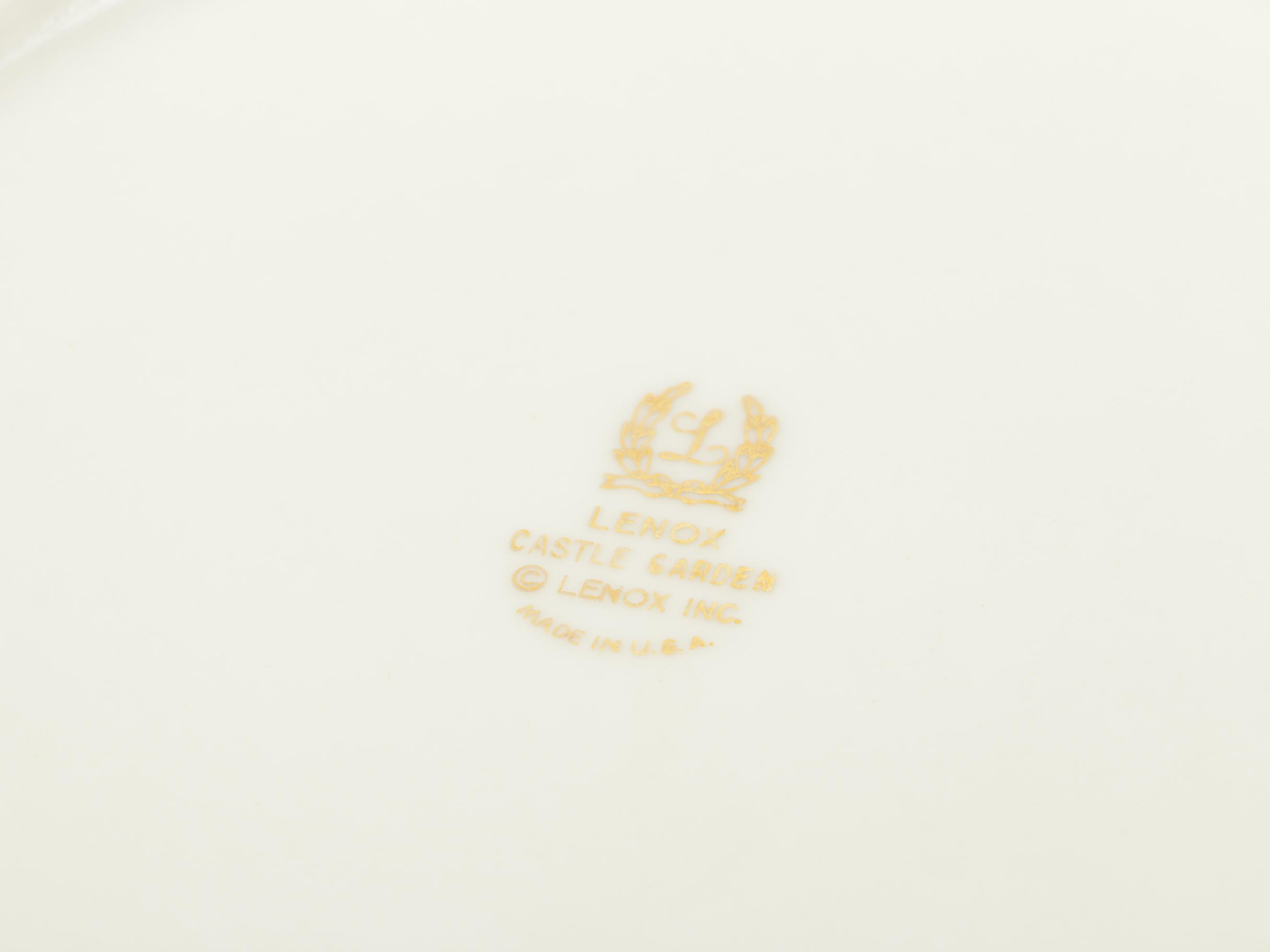 Lenox "Castle Garden" Porcelain Tableware Set