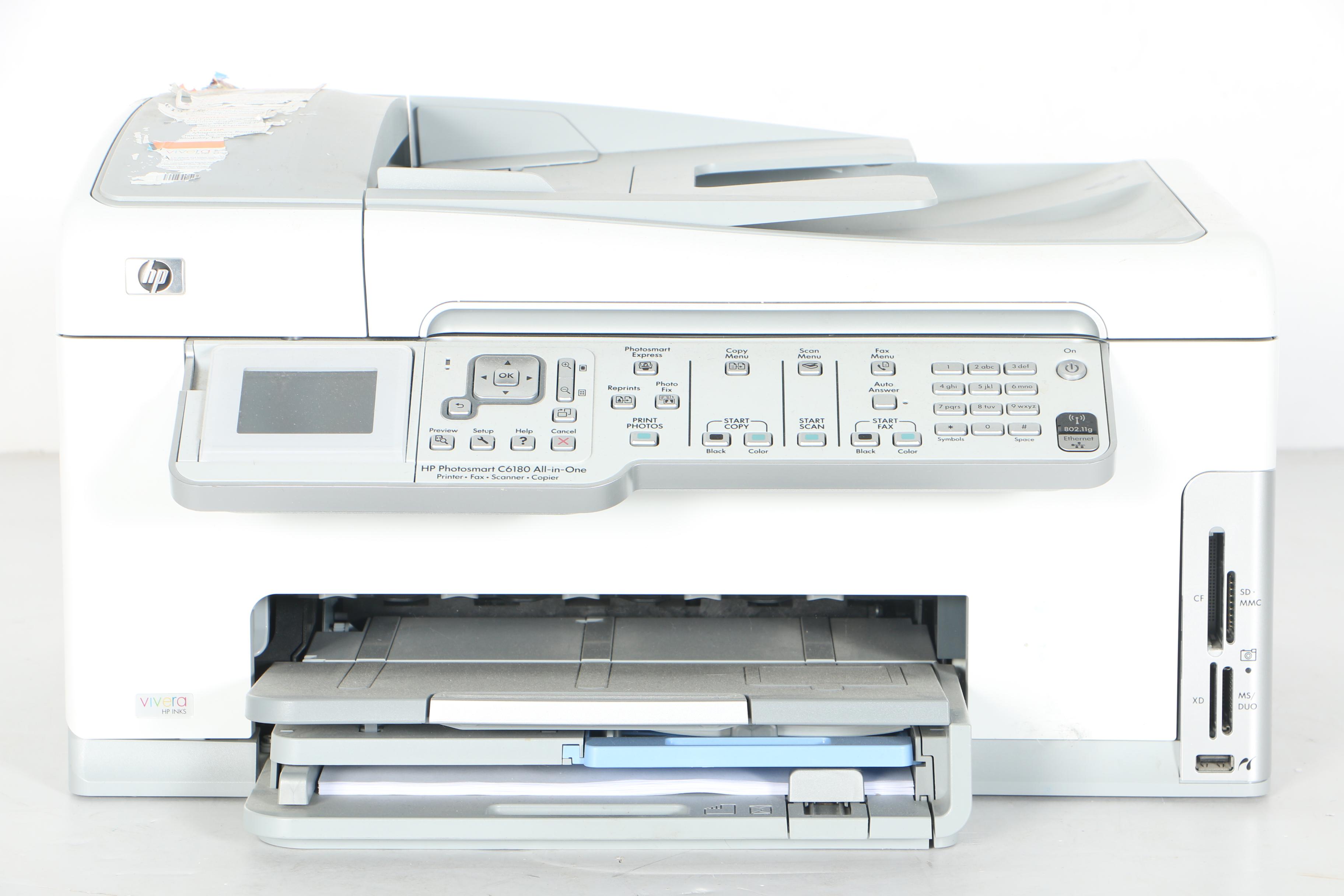 HP C6180 All-in-One Printer with Printer Ink Cartridges