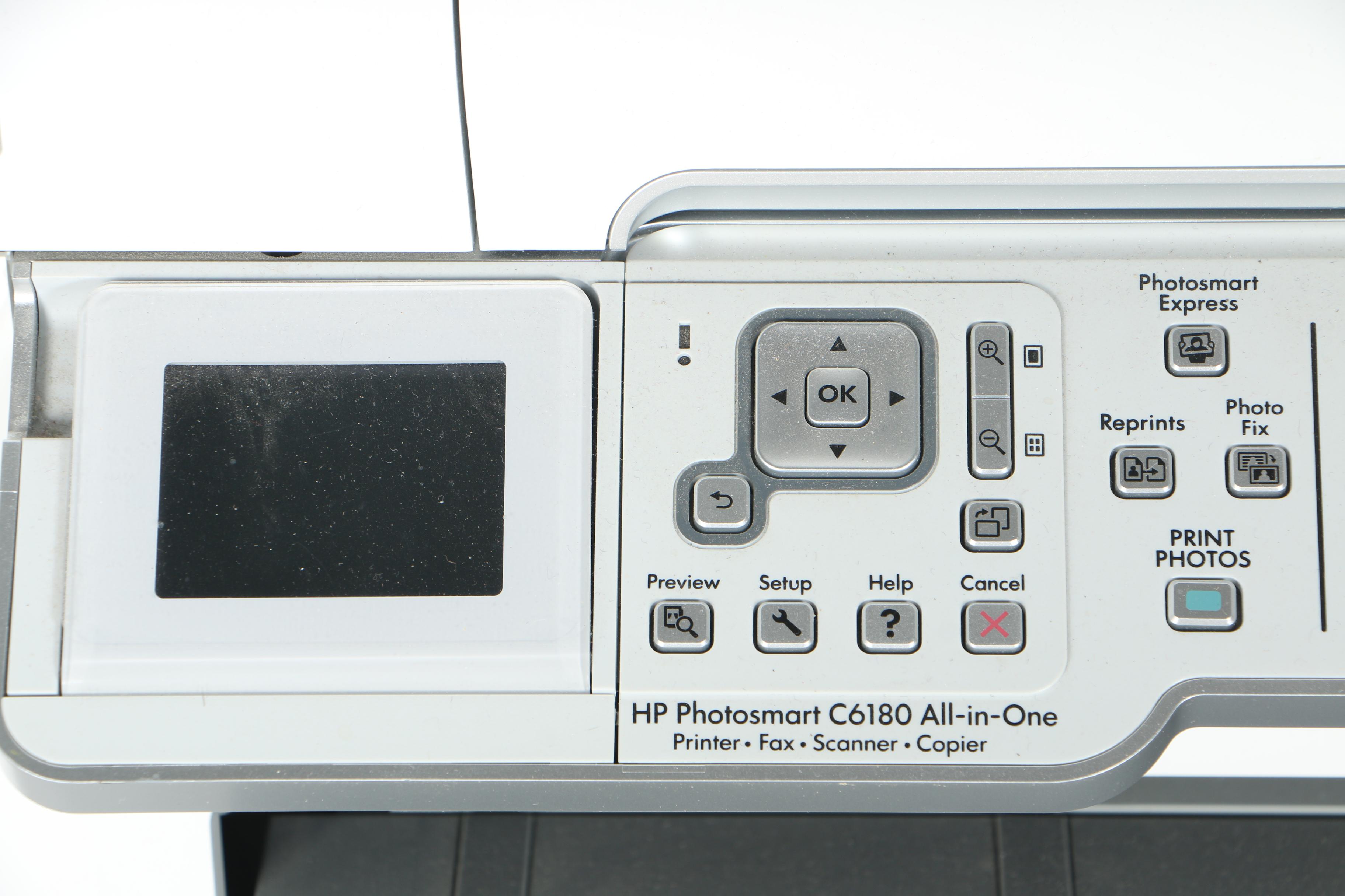 HP C6180 All-in-One Printer with Printer Ink Cartridges