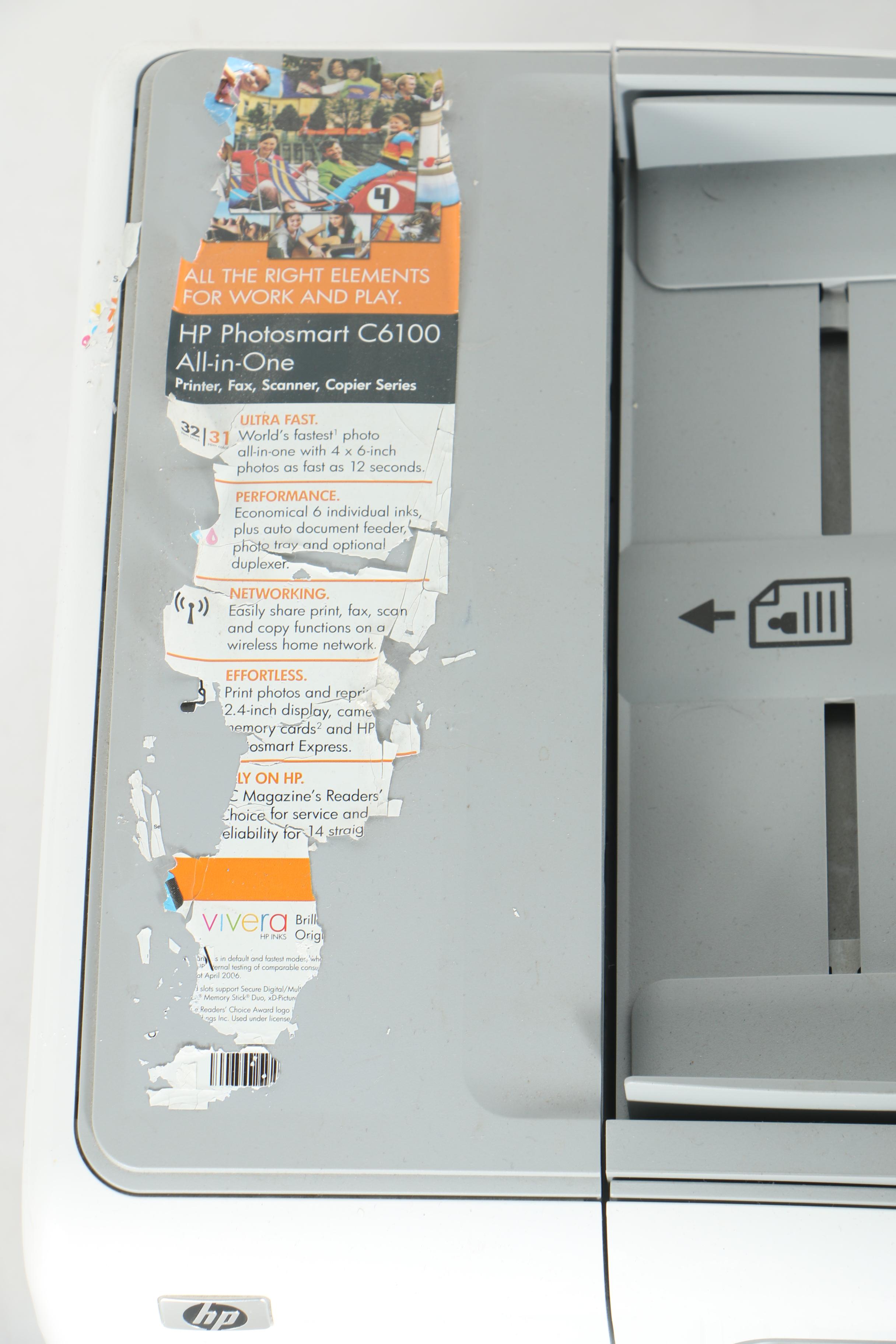 HP C6180 All-in-One Printer with Printer Ink Cartridges