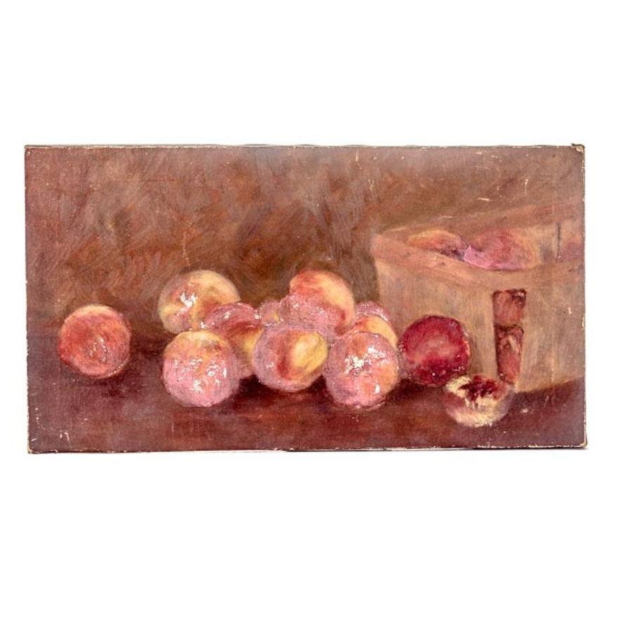 Late 19th Century Still Life Oil Painting