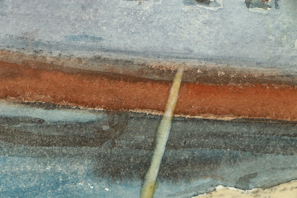 Emma Mendenhall Watercolor Painting on Paper Waterscape