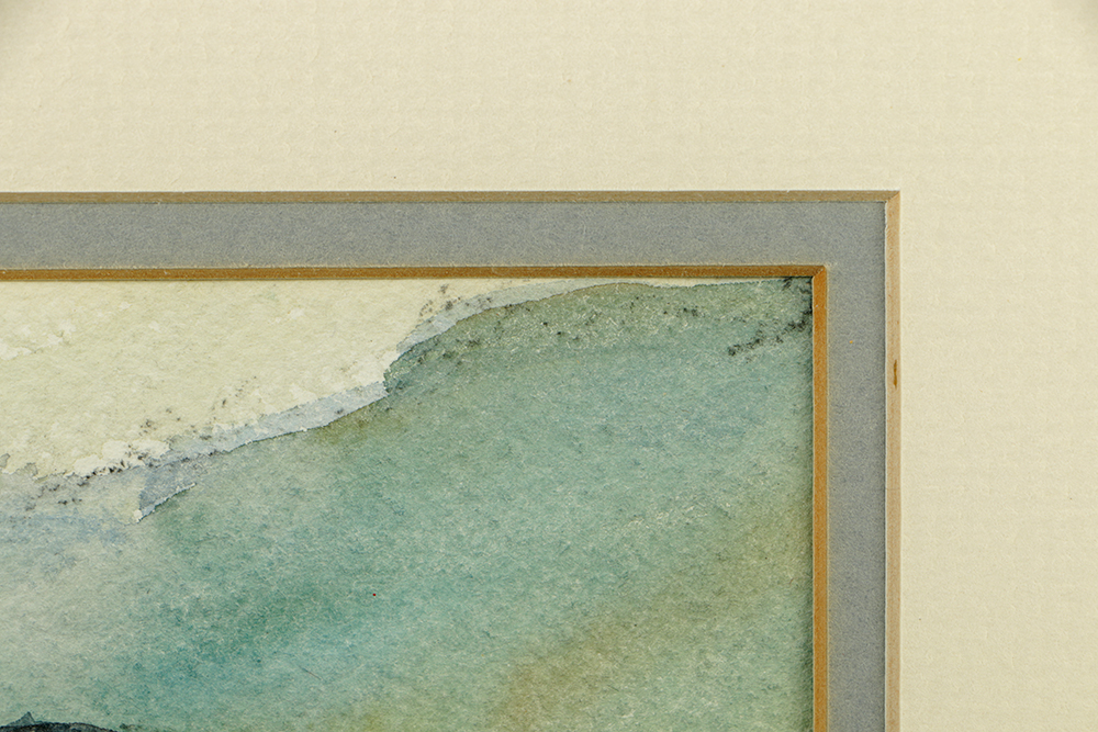 Emma Mendenhall Watercolor Painting on Paper Waterscape