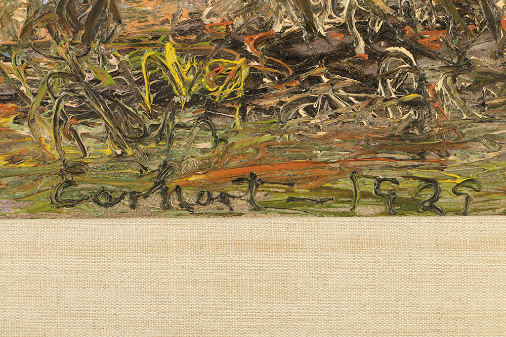 John Earhart Oil Painting on Canvas Board of Landscape