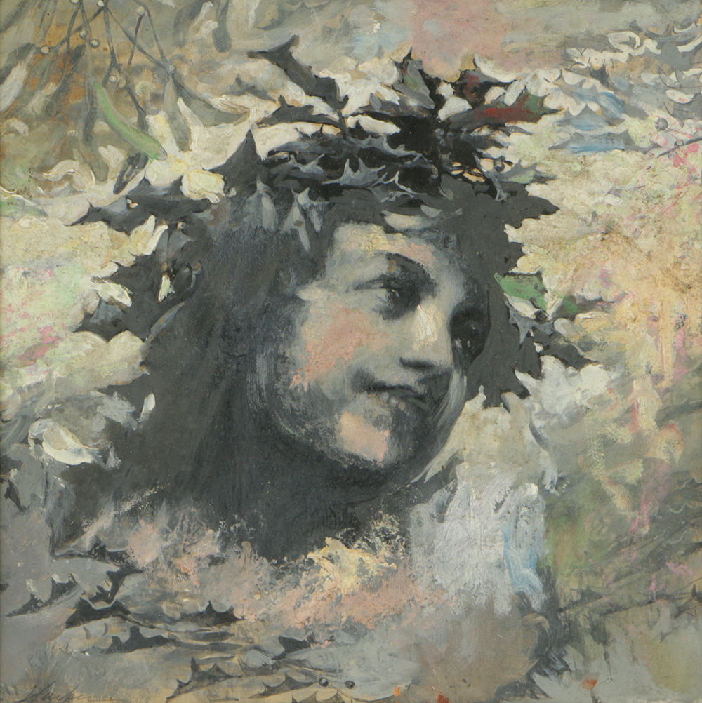 "Midsummer Night" Original Gouache by William St. John Harper