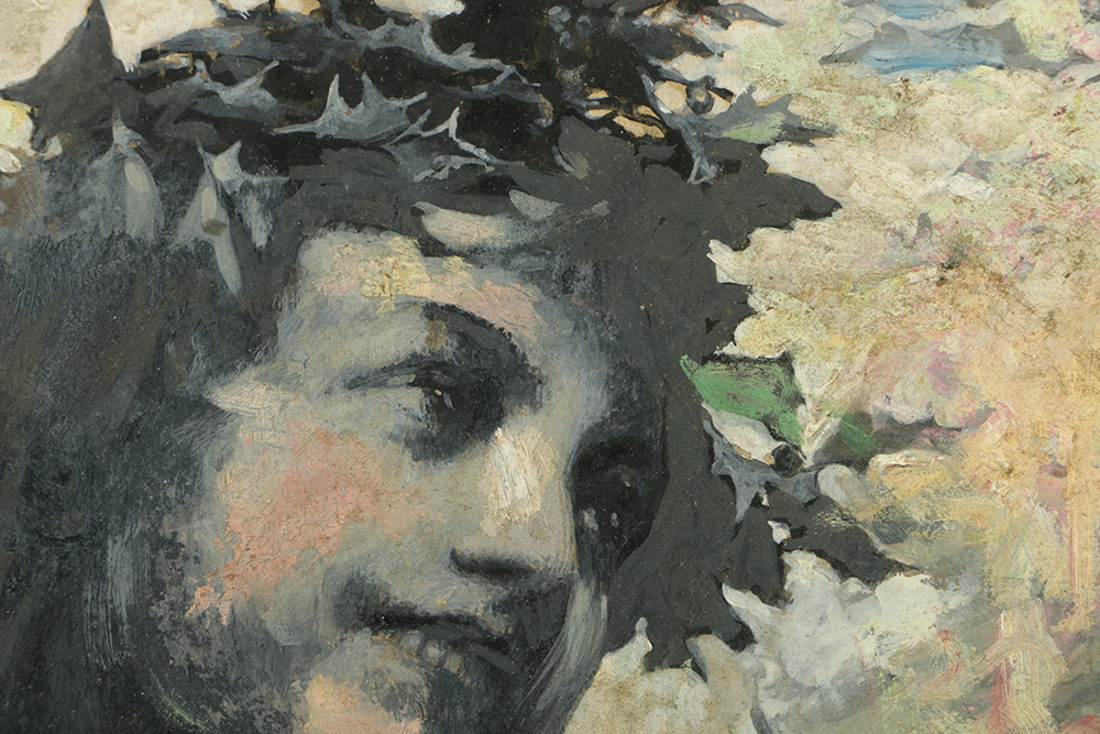 "Midsummer Night" Original Gouache by William St. John Harper