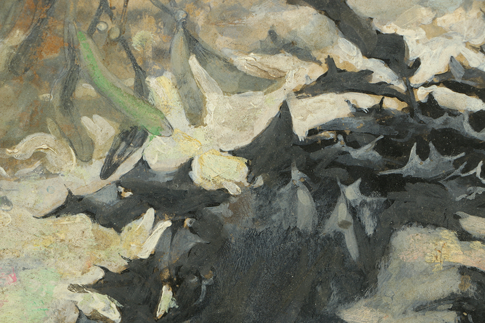 "Midsummer Night" Original Gouache by William St. John Harper