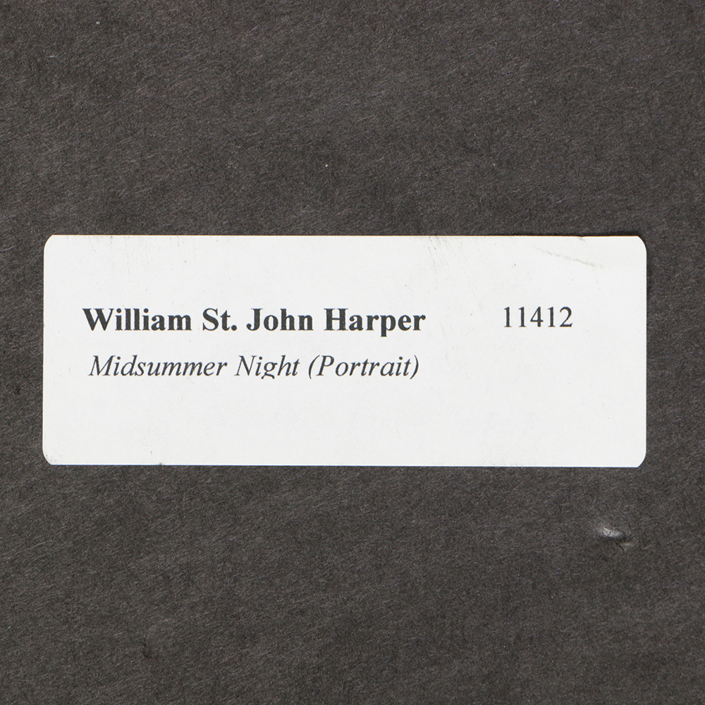 "Midsummer Night" Original Gouache by William St. John Harper