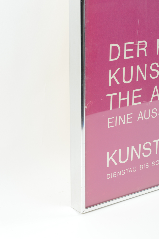 Exhibition Poster "The Art of the Real USA 1948-1968" Museum of Modern Art