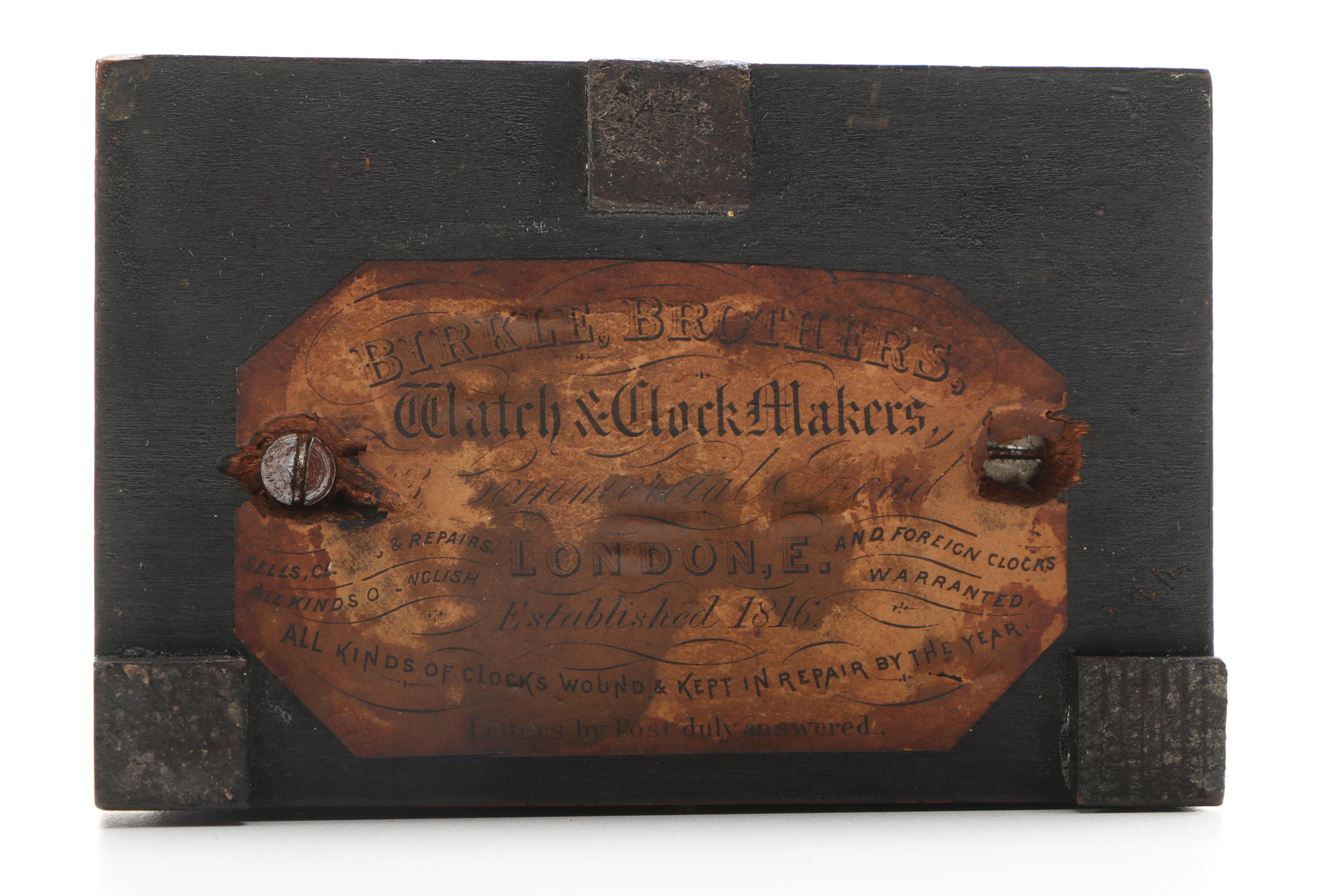 Birke Brothers Mantel Clock