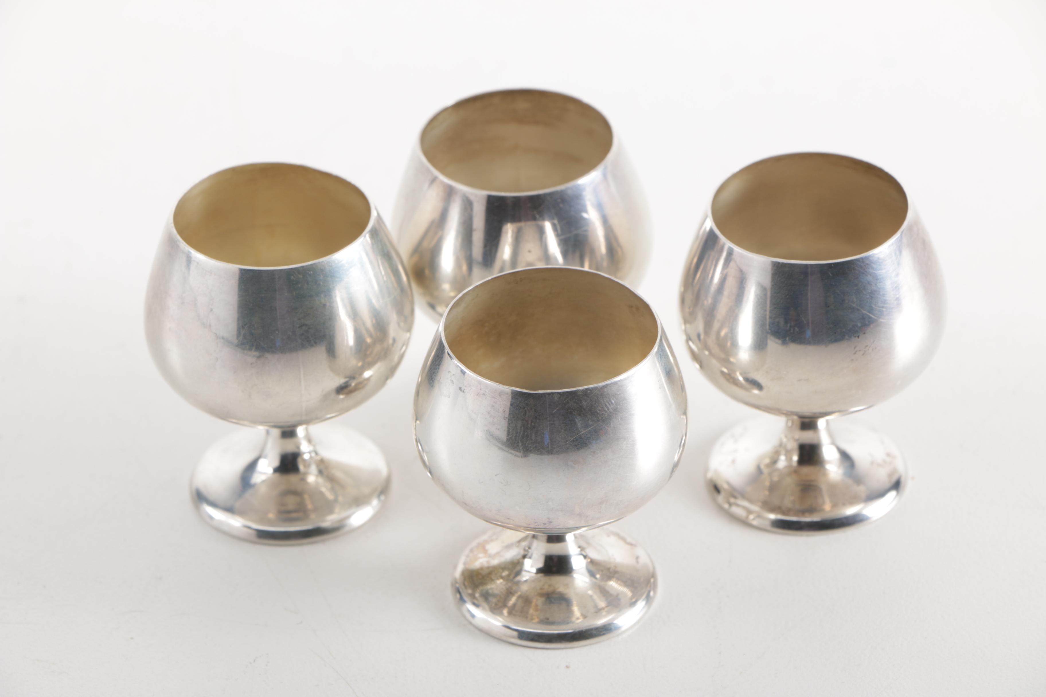 Gorham Manufacturing Co. Sterling Silver Cordial Goblets