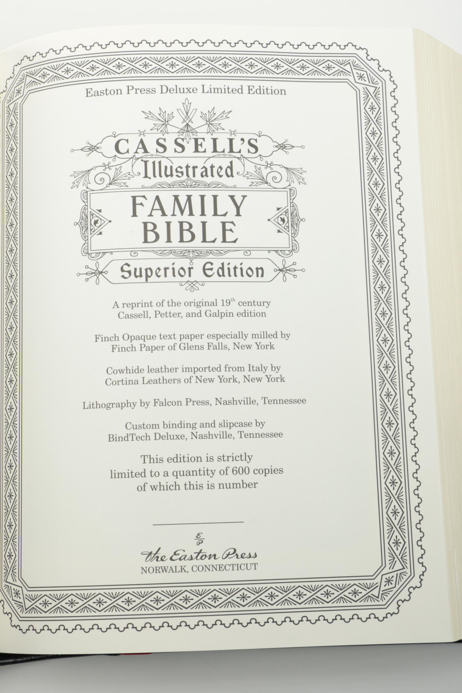 2010 Super Edition of Cassell's Illustrated Bible