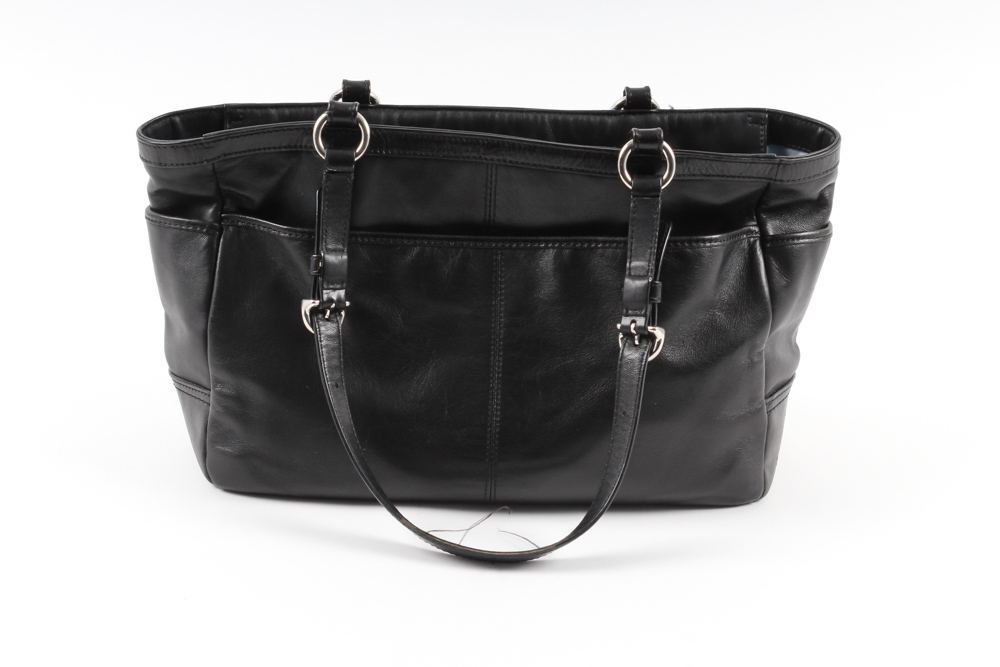 Coach Gallery Leather Tote And Wallet