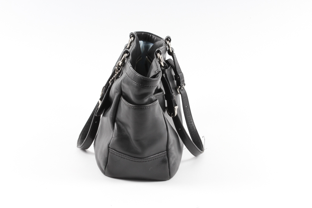 Coach Gallery Leather Tote And Wallet