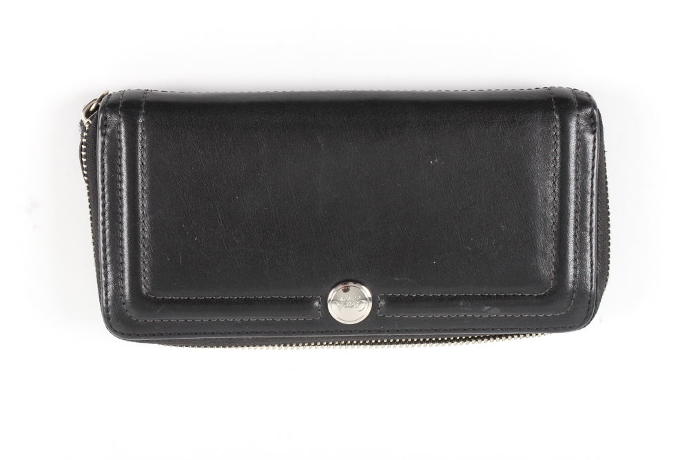 Coach Gallery Leather Tote And Wallet