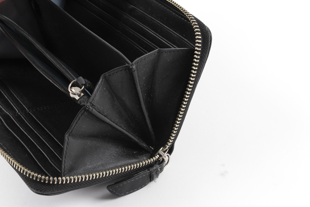 Coach Gallery Leather Tote And Wallet