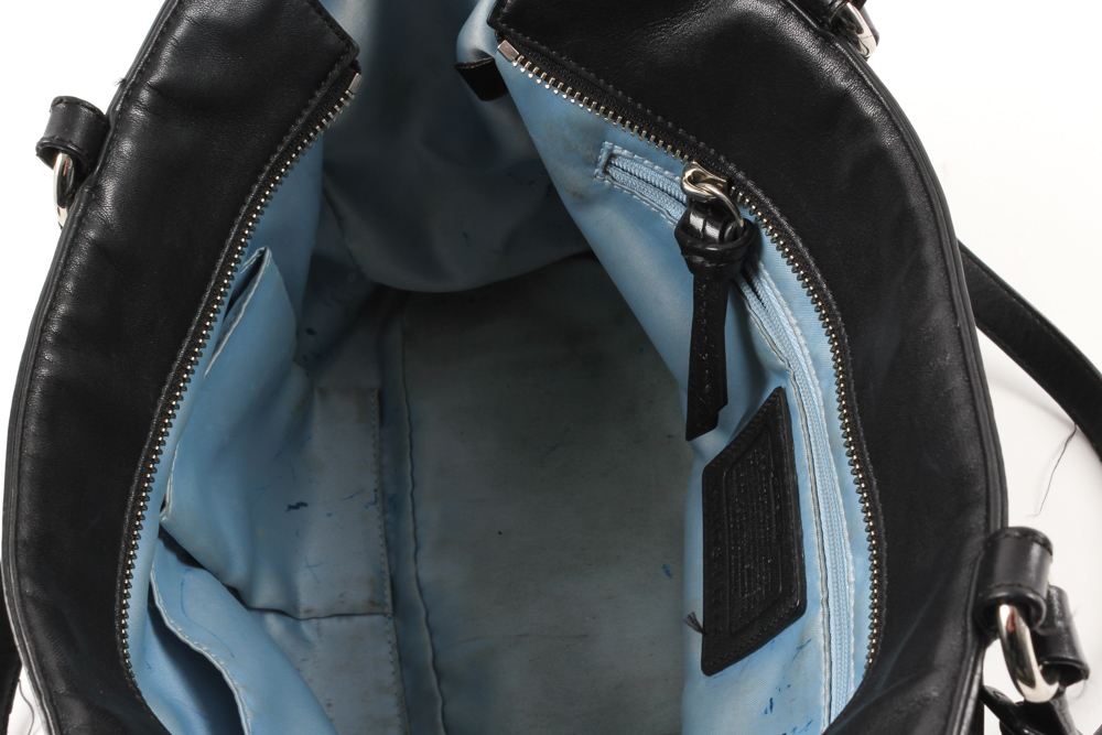 Coach Gallery Leather Tote And Wallet