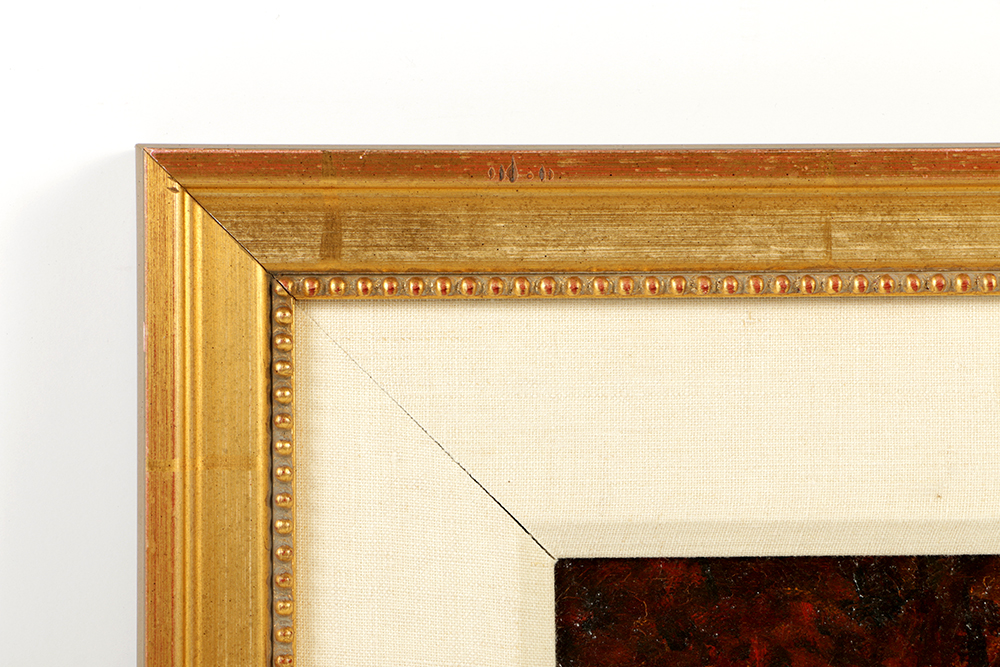 Henry Hammond Ahl Oil Painting on Board "The Old Oak"