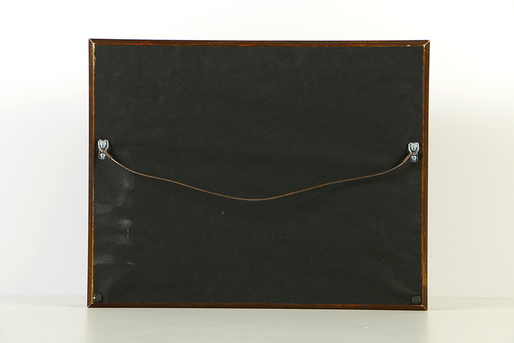 Hudson M. Kitchell Oil Painting on Board of Figurative Landscape