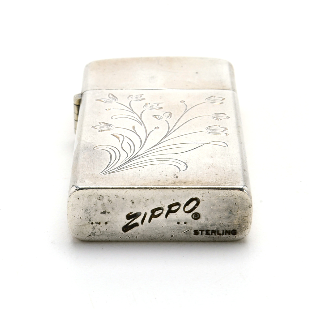 Vintage Sterling Silver Zippo Lighter