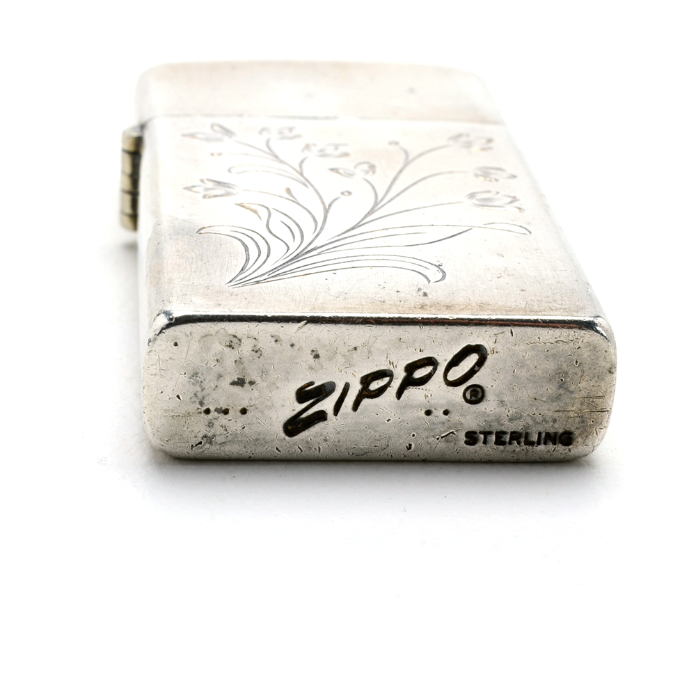 Vintage Sterling Silver Zippo Lighter