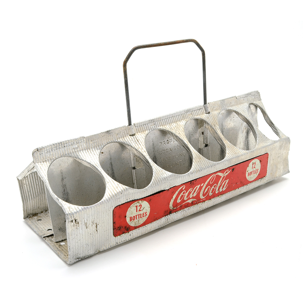1952 Coca Cola "12 Pack" Soda Pop Aluminum Carrier