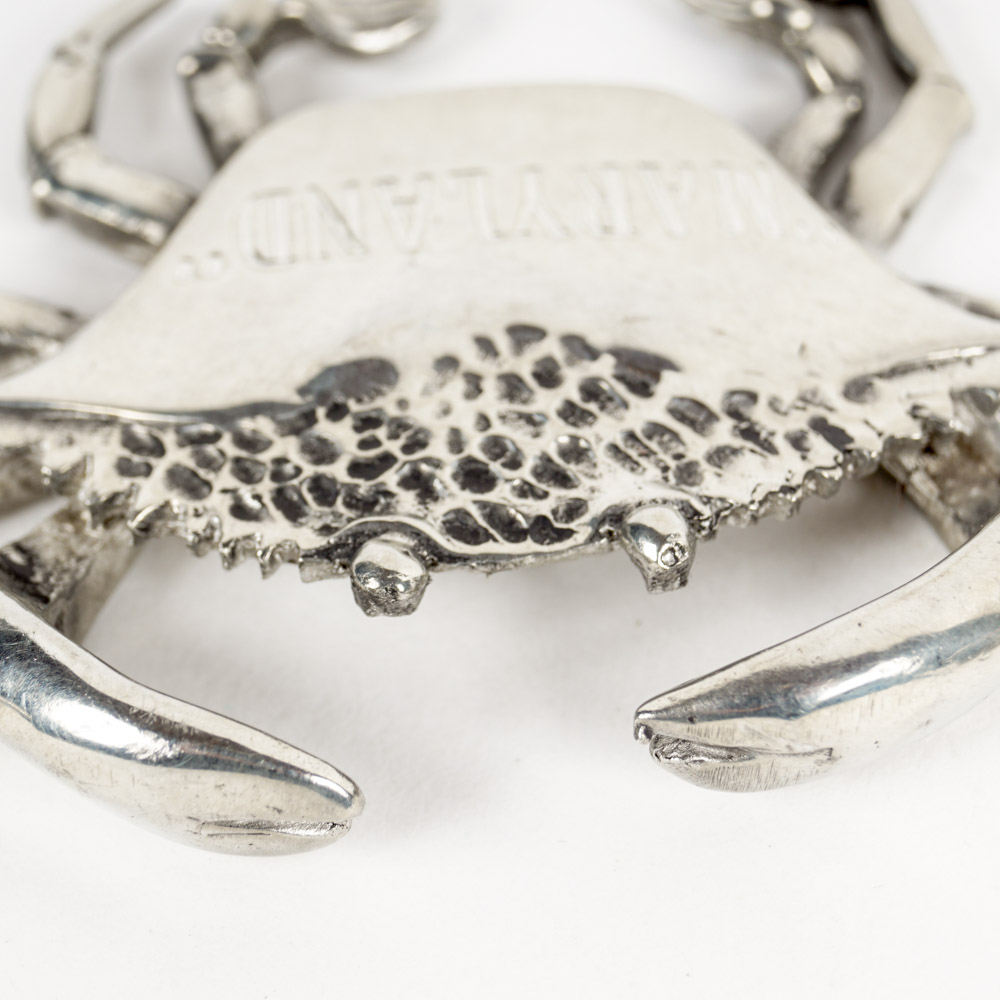Tiffany & Co. Pewter Jewelry Bed and a Pewter Crab