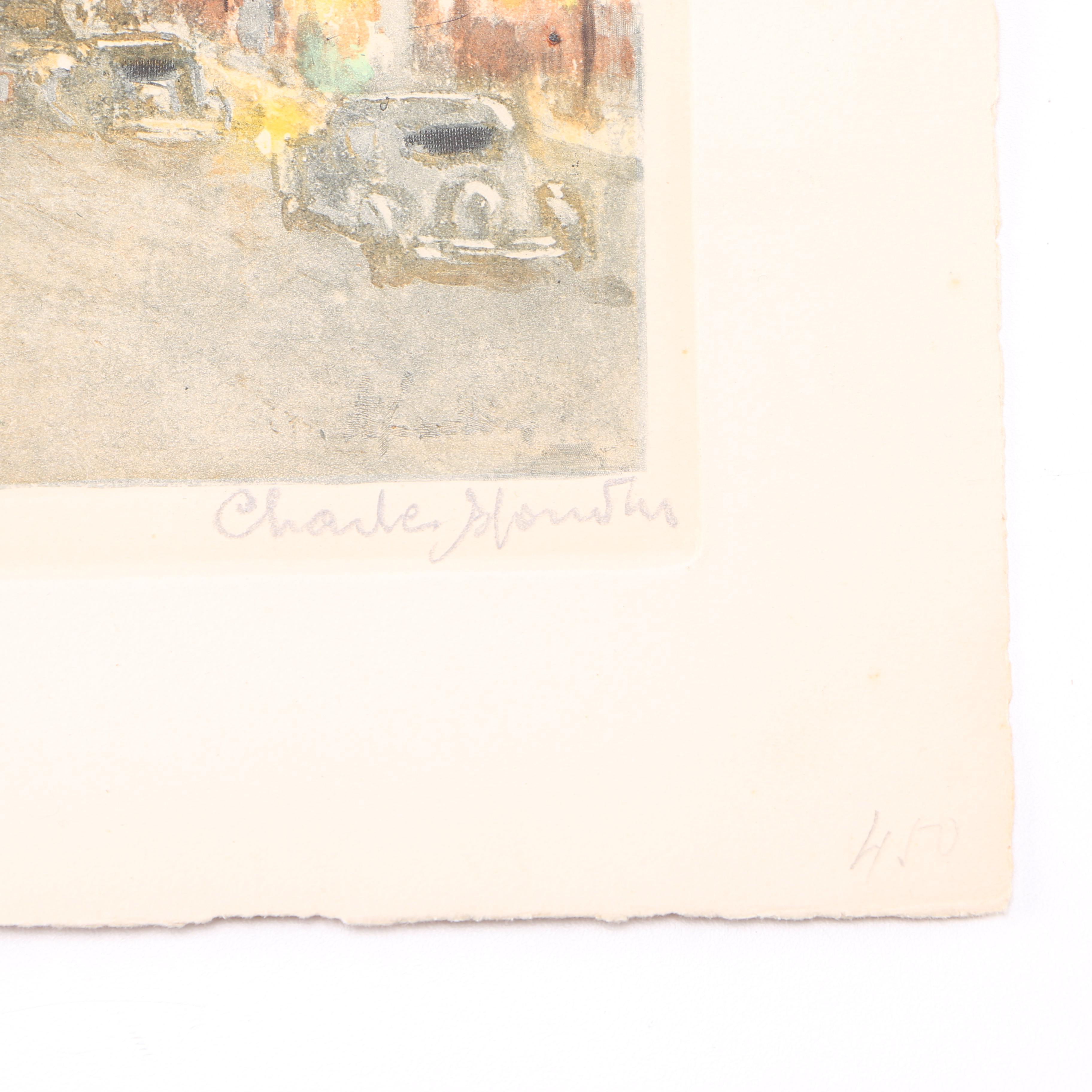 Collection of Charles Mondin Signed Paris Prints