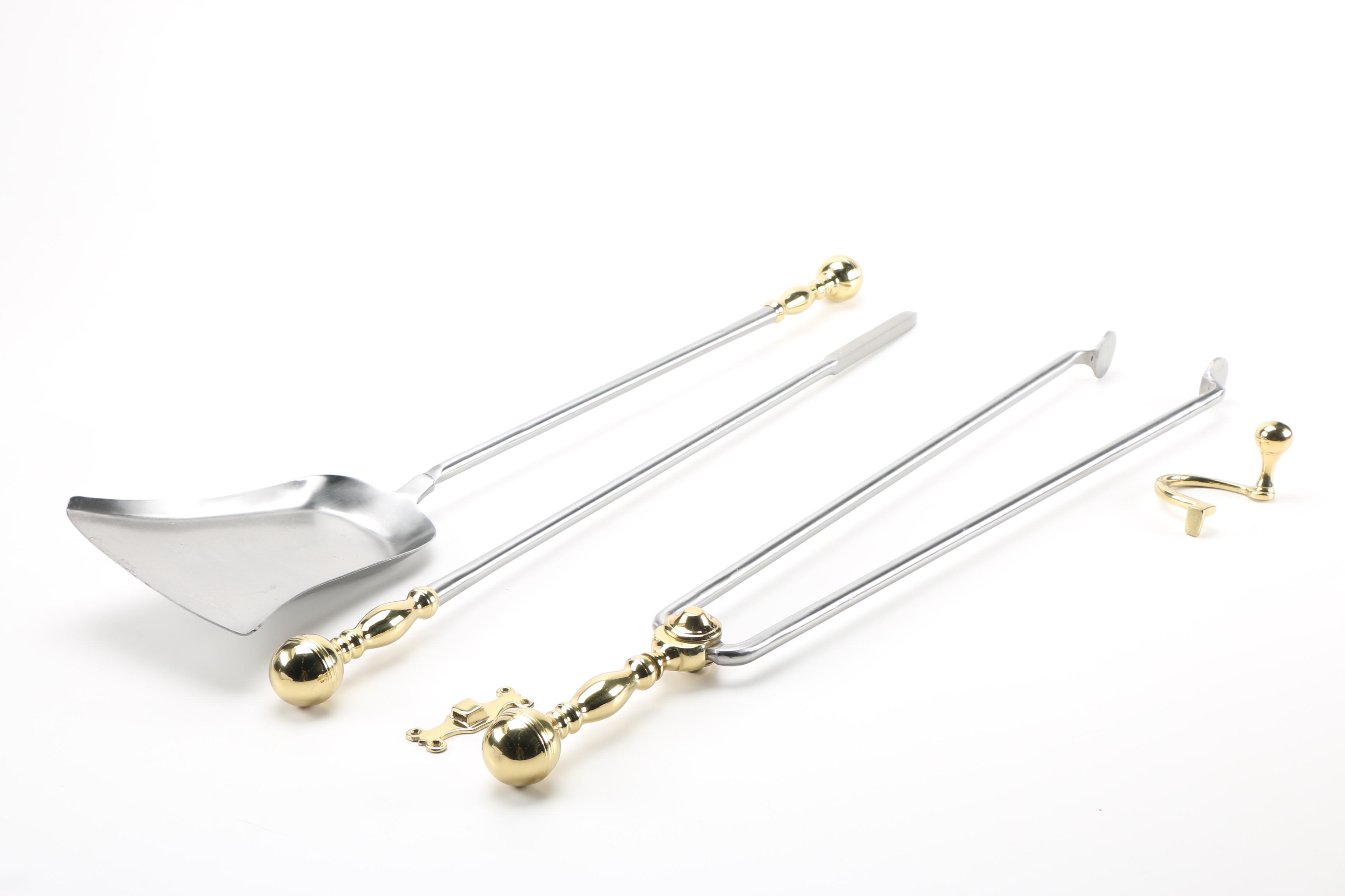 Williamsburg Restoration Fireplace Tools and Jamb Hook